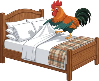 Roosta's rooster: Make Your Bed